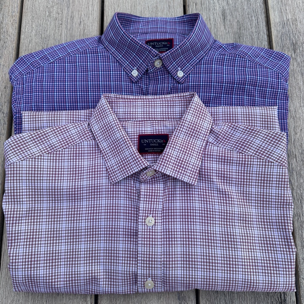 UNTUCKit Men's Small Shirt Bundle